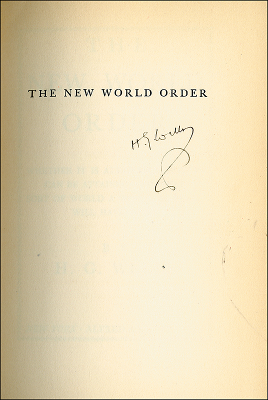 Lot 644 H. G. Wells