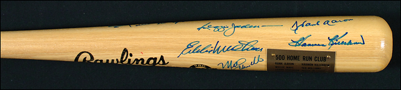 Lot 1303 Baseball: 500 Home Run Club