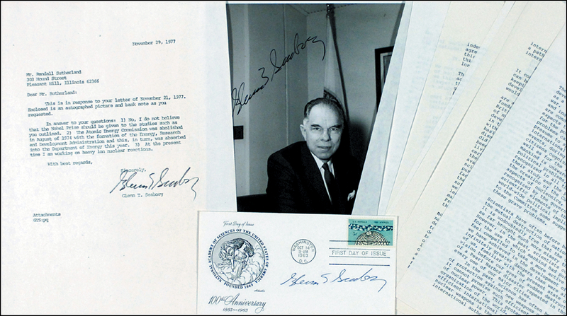 Lot 350 Glenn Seaborg