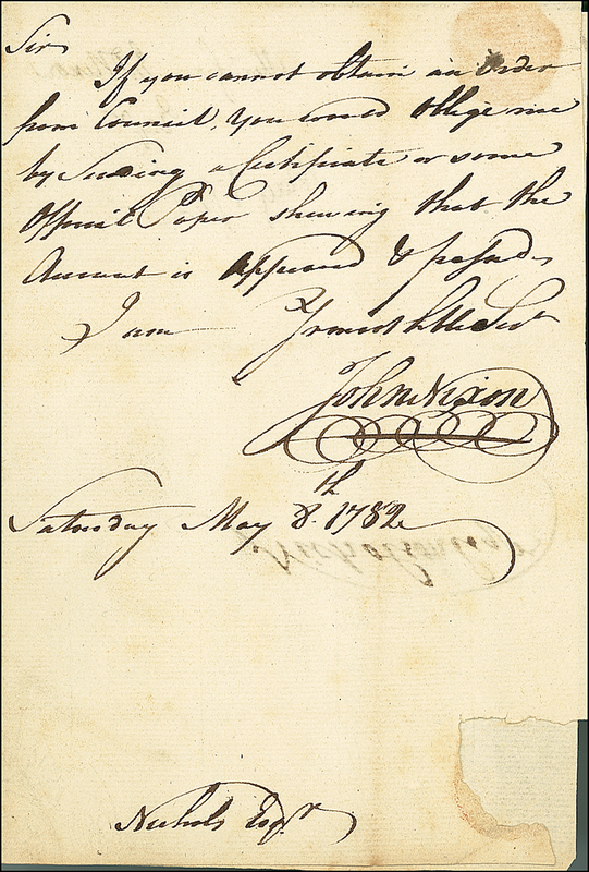Lot 395 Declaration of Independence: Nixon, John