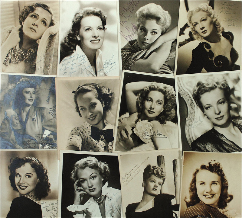 Lot 1249 Vintage Actresses