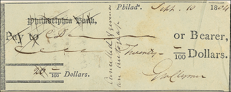 Lot 221 Declaration of Independence: Clymer, George