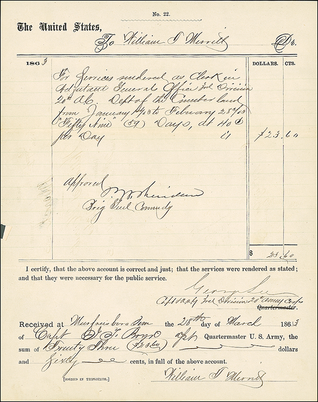 Lot 443 Philip H. Sheridan