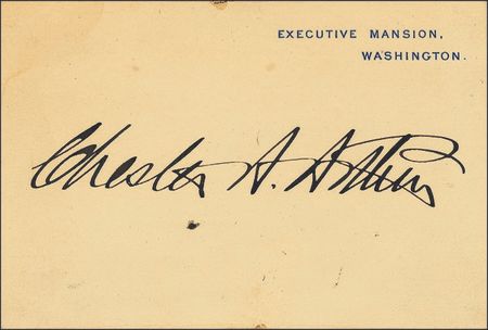 Lot #5 Chester A. Arthur