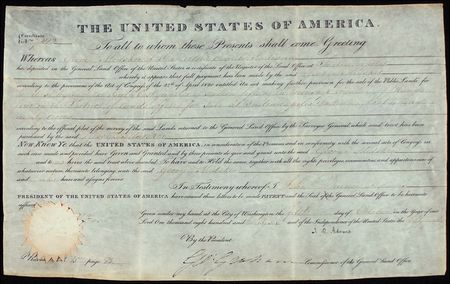 Lot #3 John Quincy Adams
