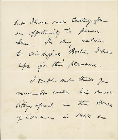 Lot #358 Charles Sumner - Image 2