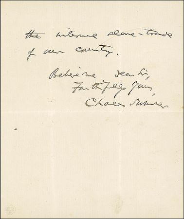 Lot #358 Charles Sumner - Image 3