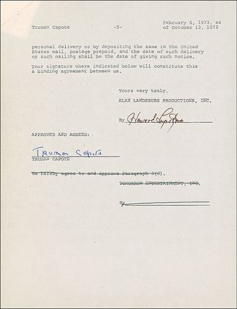 Lot #537 Truman Capote - Image 2