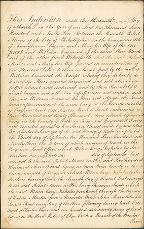 Lot #222 Declaration of Independence: Morris, Robert - Image 1