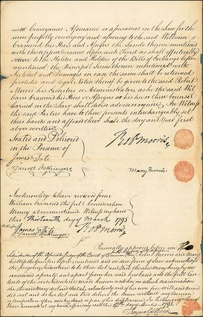Lot #222 Declaration of Independence: Morris, Robert - Image 3