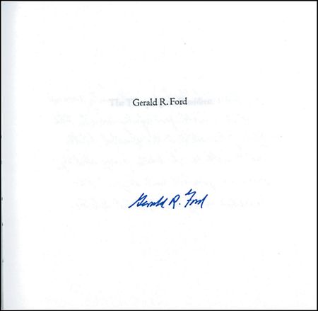 Lot #46 Gerald Ford - Image 1