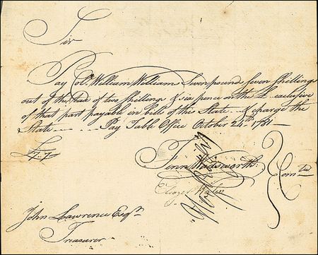 Lot #224 Declaration of Independence: Williams, William - Image 1