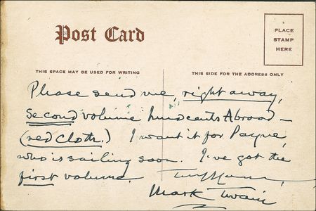 Lot #547 Samuel L. Clemens - Image 1
