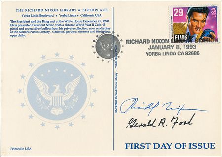 Lot #117 Richard Nixon and Gerald Ford - Image 1
