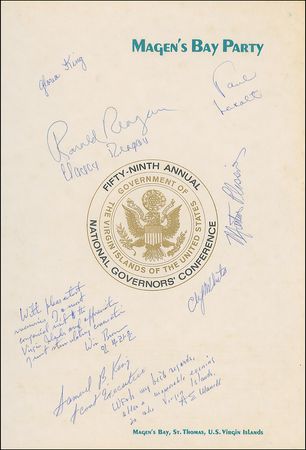 Lot #138 Ronald and Nancy Reagan - Image 2