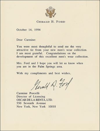 Lot #47 Gerald Ford - Image 1