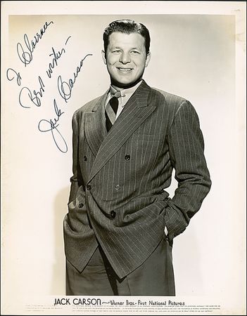 Lot #943 Jack Carson - Image 1