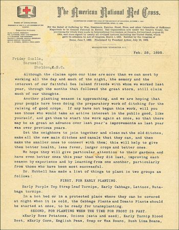 Lot #182 Clara Barton - Image 1