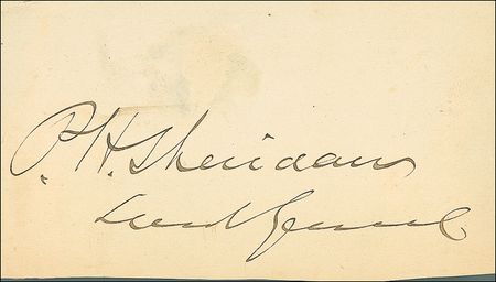 Lot #442 Philip H. Sheridan - Image 1