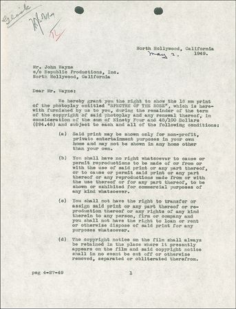 Lot #1266 John Wayne - Image 1