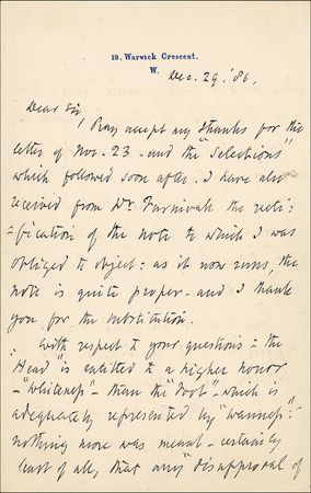 Lot #533 Robert Browning - Image 1