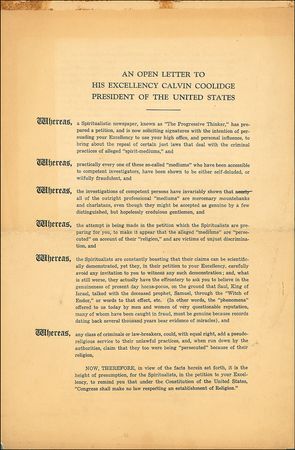 Lot #1063 Harry Houdini - Image 1