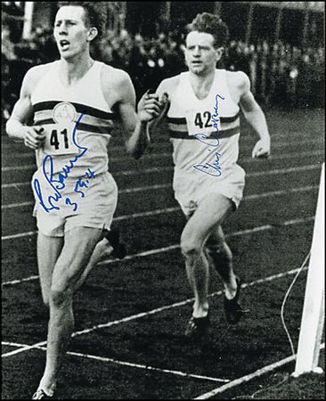 Lot #1299 Roger Bannister and Christopher Chataway - Image 2