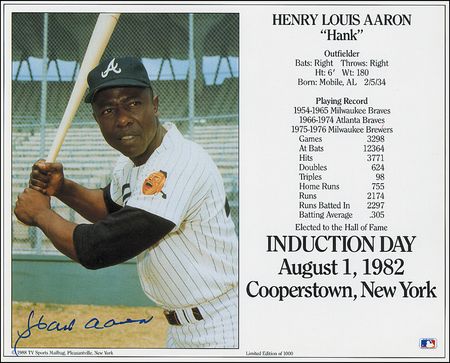 Lot #1307 Baseball Hall of Famers - Image 3
