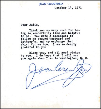 Lot #958 Joan Crawford - Image 1