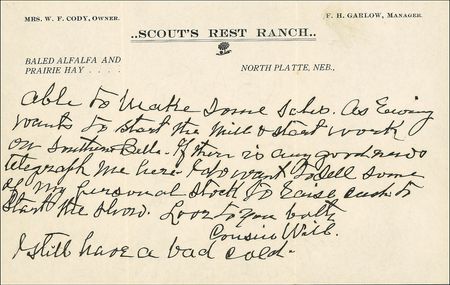 Lot #207 William F. “Buffalo Bill” Cody - Image 2