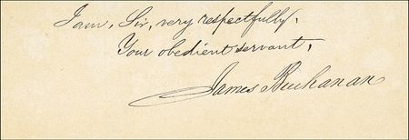 Lot #9 James Buchanan