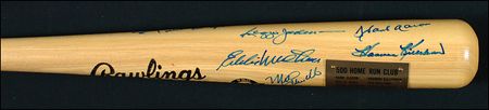 Lot #1303 Baseball: 500 Home Run Club - Image 1