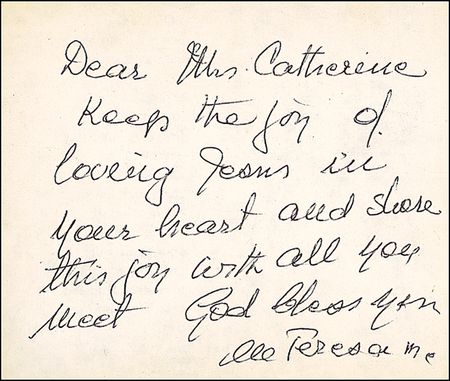 Lot #314 Mother Teresa - Image 1