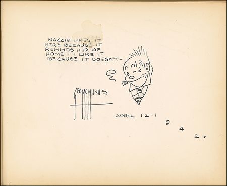 Lot #1250 Vintage Autograph Album - Image 1