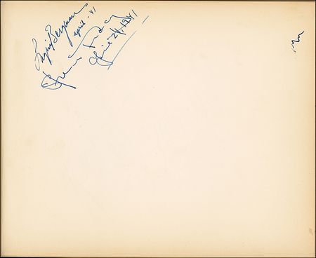 Lot #1250 Vintage Autograph Album - Image 2