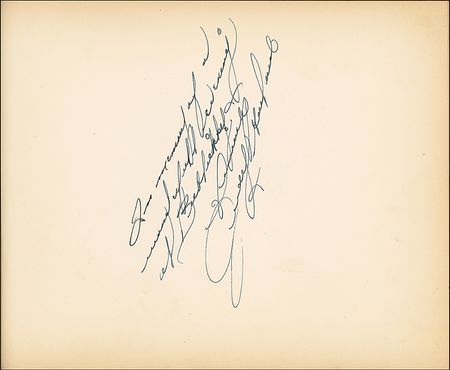 Lot #1250 Vintage Autograph Album - Image 3