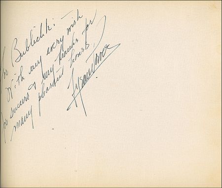 Lot #1250 Vintage Autograph Album - Image 7