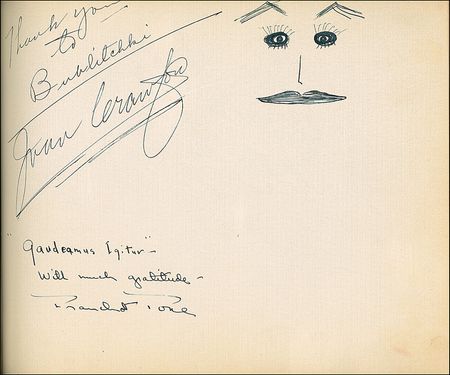 Lot #1250 Vintage Autograph Album - Image 8