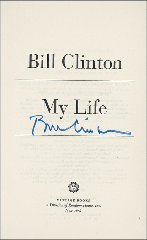 Lot 31 Bill Clinton