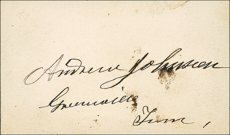Lot 80 Andrew Johnson