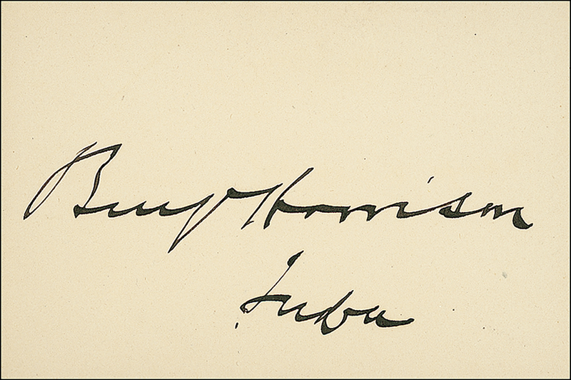 Lot 61 Benjamin Harrison