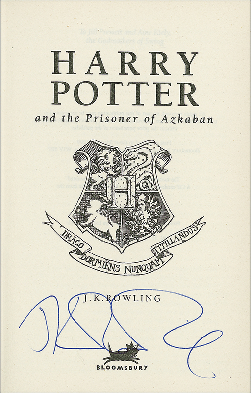 Lot 589 J. K. Rowling