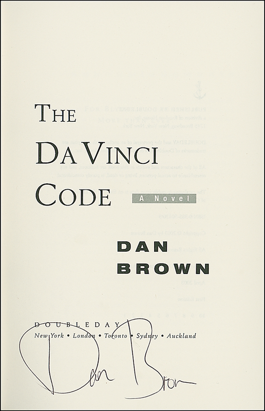 Lot 501 Dan Brown