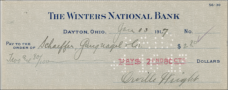 Lot 486 Orville Wright