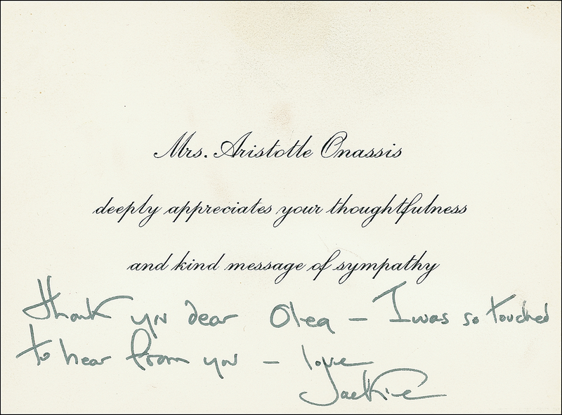 Lot 86 Jacqueline Kennedy
