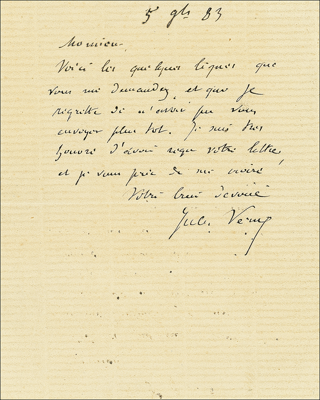 Lot 606 Jules Verne