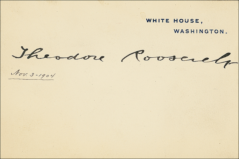 Lot 142 Theodore Roosevelt