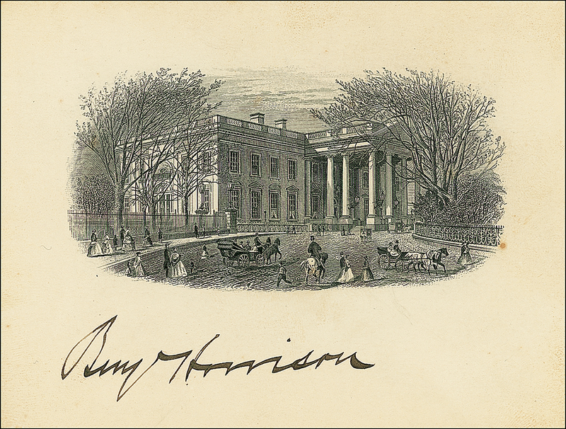 Lot 60 Benjamin Harrison