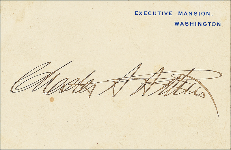 Lot 4 Chester A. Arthur