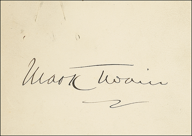 Lot 517 Samuel L. Clemens